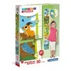 Clementoni supercolor dėlionė - ūgio matuoklis "Cutie Animals 30pcs