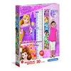 Clementoni dėlionė - ūgio matuoklė "Disney Princess" 30
