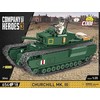 Tank modelis - COBI - Churchill MK.III - 500 dalių - Žalias - Nuo 10 metų