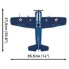 Cobi istorinė kolekcija F4F Wildcat- Northrop Grumman 5731