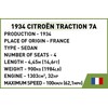 Statybiniai blokai - COBI - Citroën Traction 7A - 222 dalys - Karo soldato figūra - 1:35