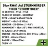 Cobi Klocki 38 cm Sturmmorser Sturmtiger