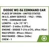 COBI HC II WWII Dodge WC-56 Command Car 208kl 3111