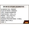 COBI TRAINS DRB Class 52 Steam Locom.Germ 6282