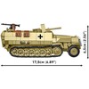 Cobi Pusiau vikšrinis šarvuotas transporteris Sd.Kfz.251, 500 konstravimo kaladėlių