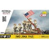 COBI 2059 blokai pakelia vėliavą Iwo Jima 1945 m. 6 JAV jūrų pėstininkų figūrėlės