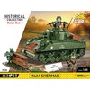 M4A1 Sherman 663 blokai Cobi Klocki