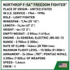 Cobi Klocki Northrop F-5A laisvės kovotojas