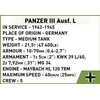 COBI HC Antrojo pasaulinio karo Panzer III tankas 82kl 3090