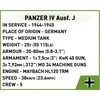 Cobi Karinis konstruktorius Panzer IV Ausf. J, 128 dalys, žalia/ruda