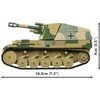 Cobi Klocki Sd.kfz.124 Wespe blokeliai 860 blokai