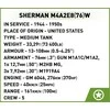 Cobi Klocki Sherman m4a2e8 blokai 865 blokai