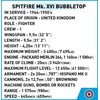 Cobi 5865 britų supermarinas Spitfire Mk. XVI