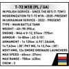 COBI 2624 Ginkluotųjų pajėgų T-72M1R tankas (PL/UA) 724 blokai