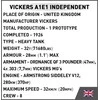 COBI 2990 Vickers A1E1 nepriklausomas bakas BLOCKI