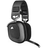 Belaidės Premium Žaidimų Ausinės Corsair HS80 RGB, Spatial Audio, Anglies spalvos