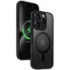 Dėklas Crong Hybrid Frost Mag Cover arba iPhone 16 Pro juoda