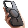 Dėklas Crong Hybrid Frost MAG dangtelis iPhone 16 Pro Max juoda