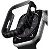 Crong Hybrid Watch Case - dėklas su stiklu skirtas Apple Watch 44mm Carbon