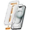 „Crong EasyShield 2 vnt.“ – grūdintas stiklas, skirtas „iPhone 16“ / „iPhone 15“ (2 vnt.)