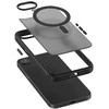 Crong Hybrid Frost MAG Cover - dėklas skirtas Apple iPhone 16e MagSafe juodas