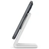 „Crong MagSpot Stand“ – belaidis įkroviklis „du viename“ su „MagSafe“, skirtas „iPhone“ ir „AirPods“ (sniego baltumo)
