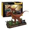 CUBIC FUN National Geographic 3D dėlionė „Velociraptorius“