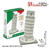 CubicFun 3D dėlionė Pasviręs Pizos bokštas