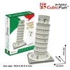 CubicFun 3D dėlionė Pasviręs Pizos bokštas