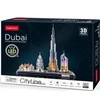 CUBICFUN City Line 3D dėlionė su LED (didelė)„Dubajus"