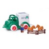 Viking Toys Vikingų žaislai – Jumbo Horse Transport M/1 Person +2 Horses + Tvora (130007)