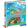 Clementoni Dėlionė 2x60 vnt. - Frame Me Up – Peppa pig
