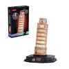 Dėlionė CubicFun Puzzle 3D LED Curve muzikinis centrum Pizoje (naktinė versija)