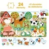 Dėlionė CzuCzu Cheerful puzzle Village Animals 24 pieces ZA5548