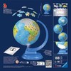 RAVENSBURGER 3D dėlionė Light Up Childrens Globe, 180d., 11288