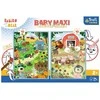 TREFL 43000 Dėlionė Baby MAXI 2x10 Susipažinkite su kūdikiais