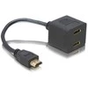 HDMI adapteris su dviem išvesties lizdais