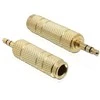 DELOCK Adapteris Stereo plug 3.5mm 3 pin > Stereo jack 6.35mm 3 pin metal