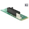 Delock adapteris M.2 NGFF Key M kištukas > PCI Express x4 lizdas