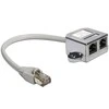 DELOCK RJ45 prievado dopleris 1 x RJ45 kištukas > 2 x RJ45 prievadas (2 x Ethernet)