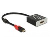 DELOCK adapteris USB tipo C kištukinis HDMI lizdas DP altinis režimas/Thunderbolt 3 4K 60 Hz aktyvus