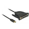 Kabelis USB Delock USB-C - USB-C 1.8 m Juodas (62980)