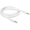 DELOCK Cable Stereo 3.5 mm 4 pin plug > plug 2 m
