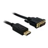 DELOCK Cable Displayport > DVI 24+1 m/m 1m