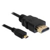 Kabelis Delock HDMI Micro - HDMI 1m juoda (82661)
