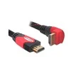 DELOCK kabelis didelės spartos HDMI su Ethernet kampu A-A / vyriškas-vyras 5m