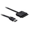 DELOCK Cable eSATAp > 22 pin SATA 2,5i / 3,5i 0,5m