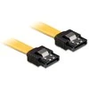 DELOCK Cable SATA 6Gb/s 20cm tiesus/tiesus metalinis