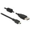 Delock USB AM – Mini BM 2.0 kabelis 3m juodas