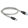 Delock USB-B 0,5m metalinis